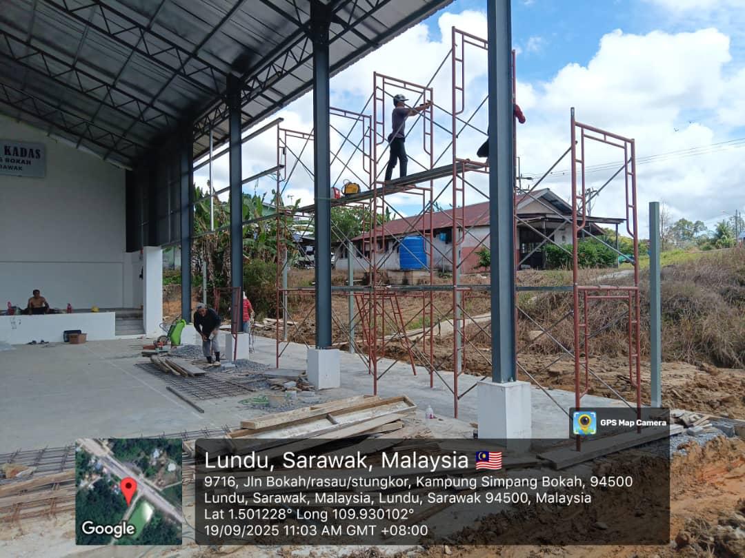 Naik Taraf Dewan Serbaguna Kampung Simpang Bokah, Lundu cover image